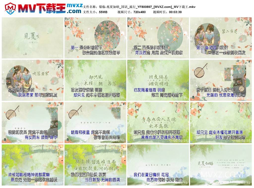 银临-见夏如晤_国语_流行_YF800897